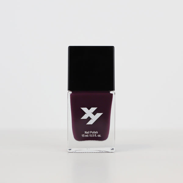 Front view of a bottle of Majestic X nail polish