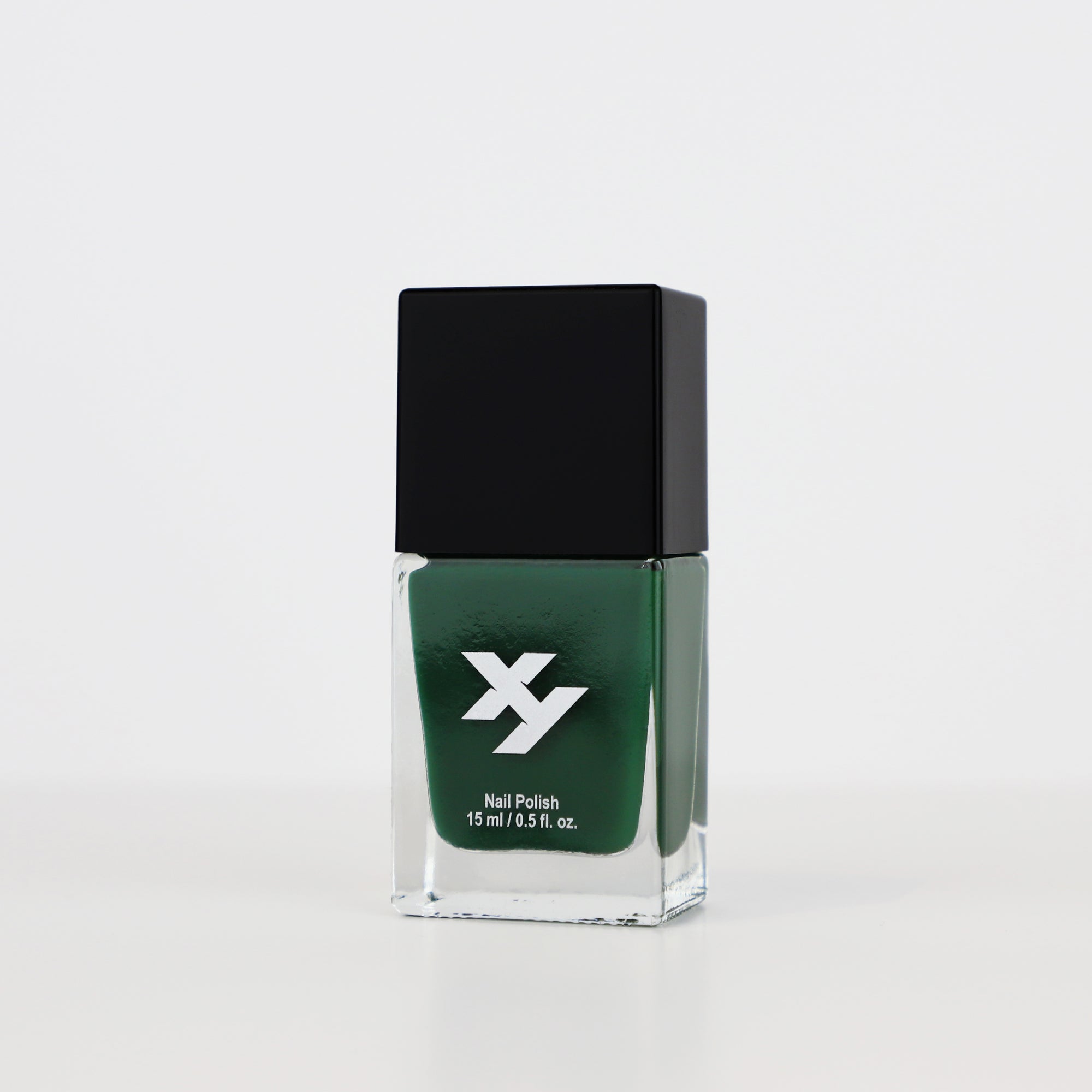 Side view of a bottle of Maverick X nail polish