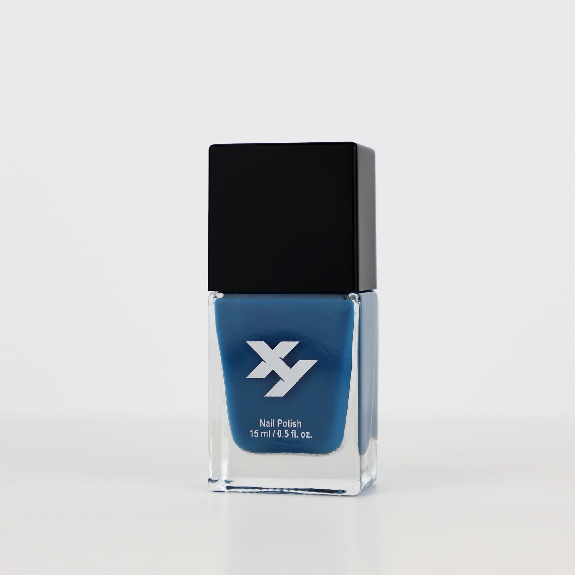 Side view of a bottle of Renegade X nail polish.