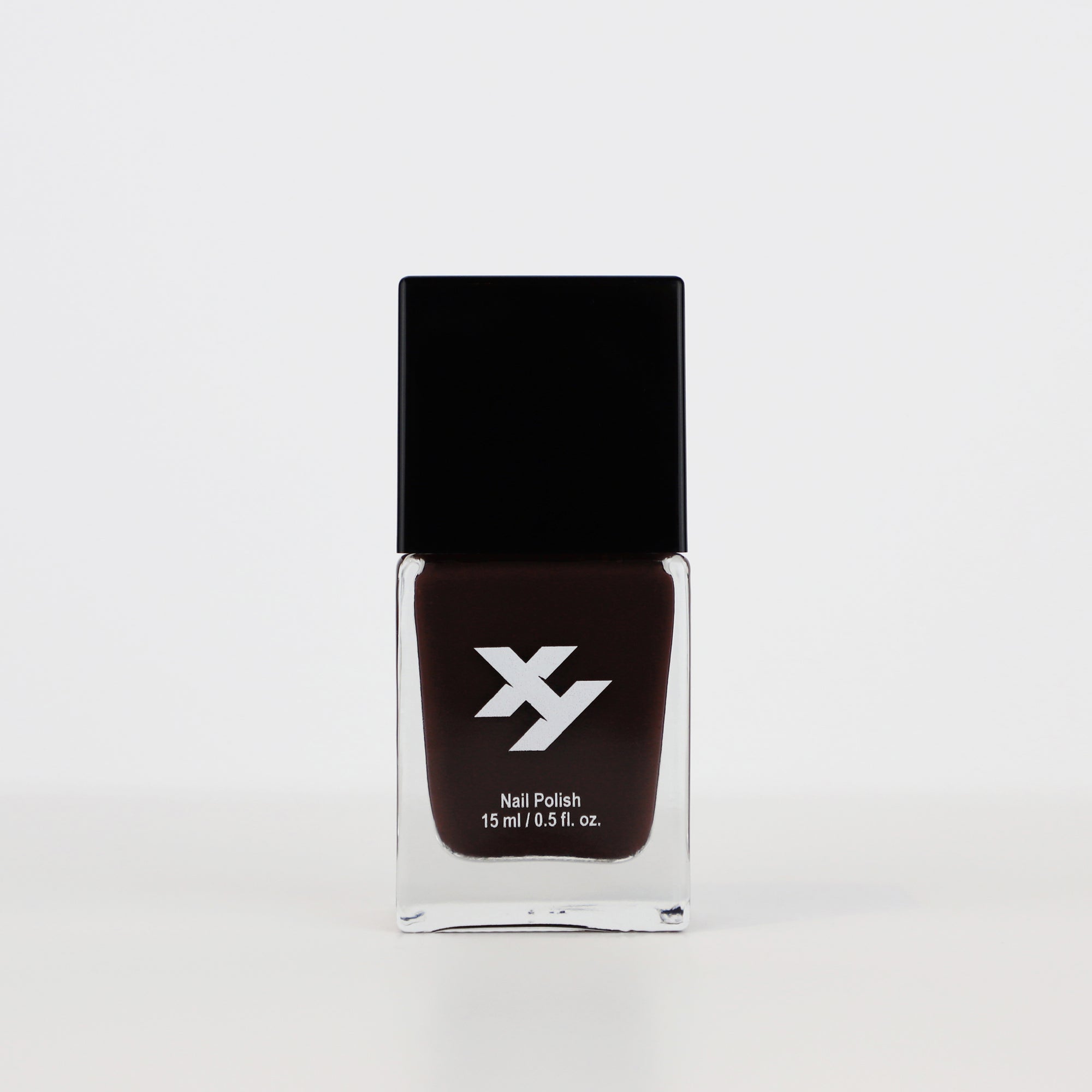 Front view of a bottle of Rooted X nail polish.