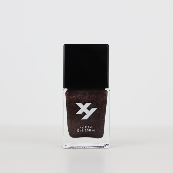 Front view of a bottle of Rooted Y nail polish.