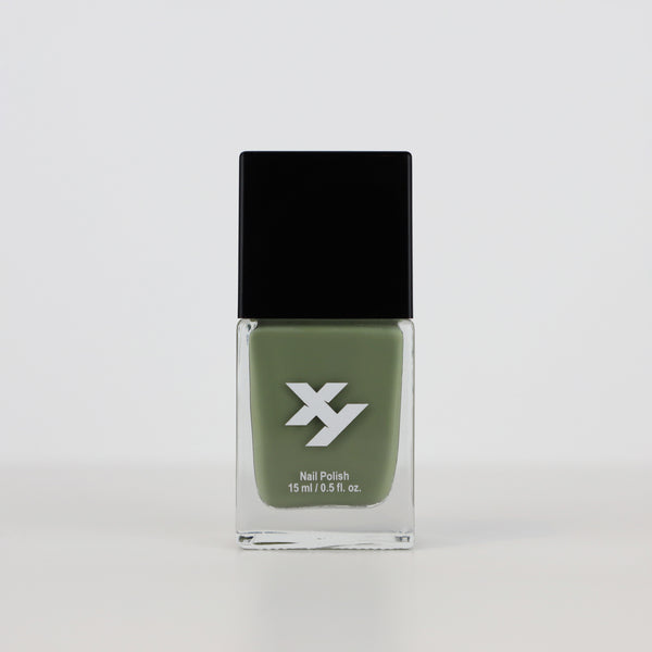 Front view of a bottle of Wanderer X nail polish.